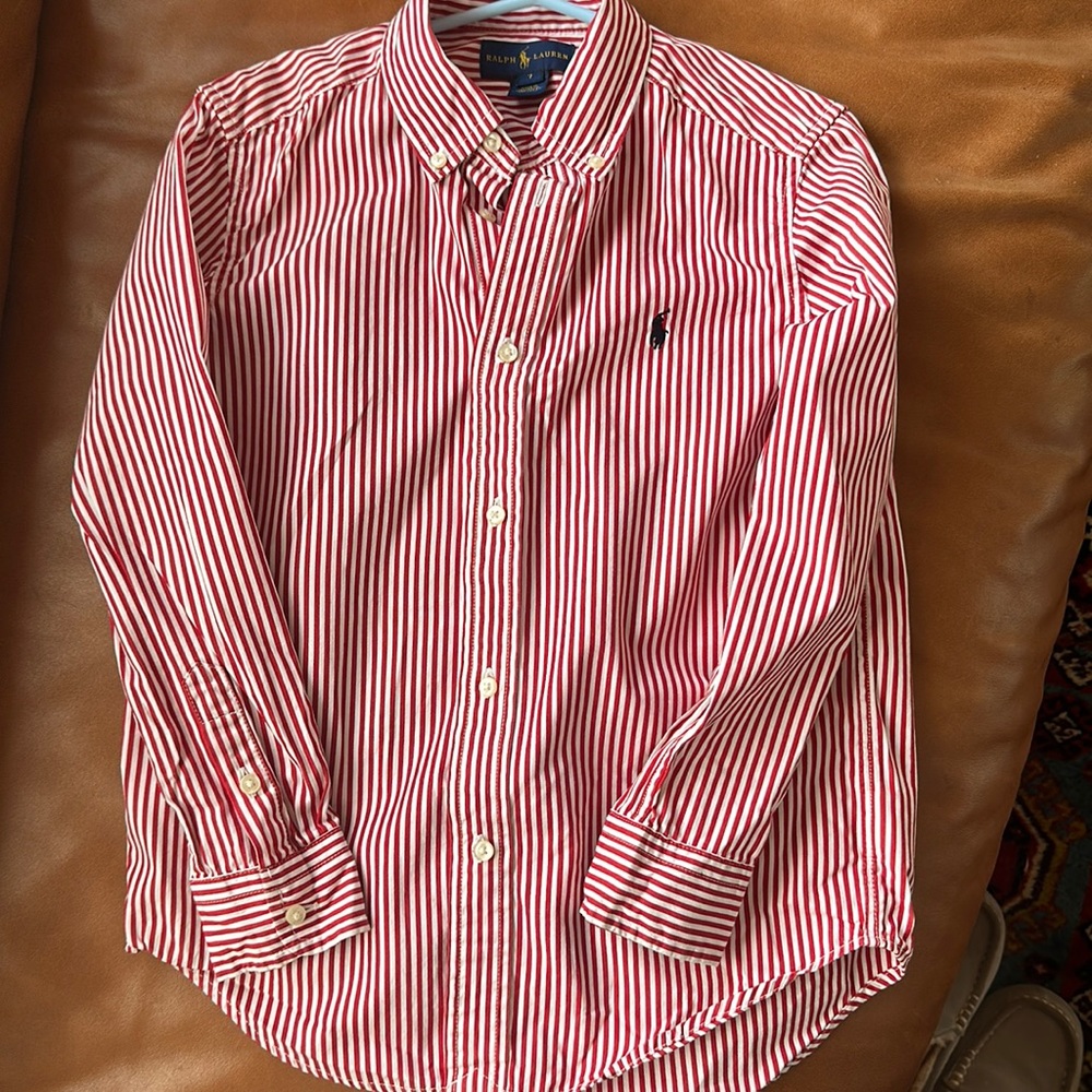 Ralph Lauren boys button down size 7